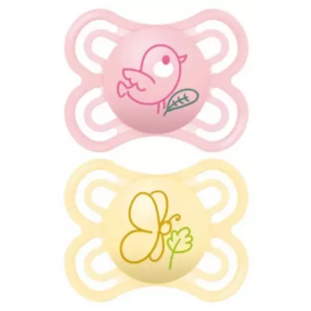 MAM  Sucettes Perfect 2-6 Mois x2 (Motifs et Coloris Aléatoires)