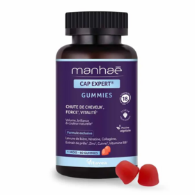 Manhaé Cap Expert cheveux 60 gummies