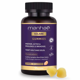 Manhaé solaire 60 gummies