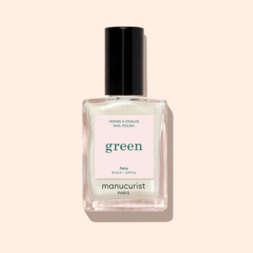 Manucurist Green™ Fairy 15 ml – vernis à ongles blanc nacré holographique