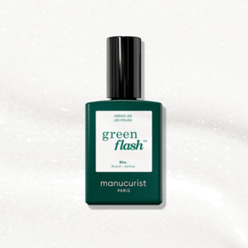 Manucurist Green Flash™ Bliss 15 ml – vernis semi-permanent blanc opaque nacré