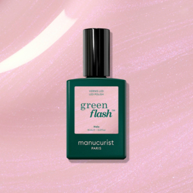Manucurist Green Flash™ Halo 15 ml – vernis semi-permanent mauve laiteux glazed