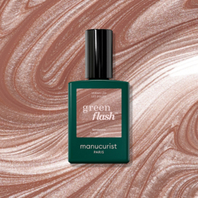 Manucurist Green Flash™ Sandstone 15 ml – vernis semi-permanent marron clair nacré