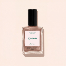 Manucurist Green™ Sandstone 15 ml – vernis à ongles marron clair nacré
