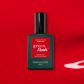 Manucurist Green Flash Poppy Red Semi-permanent LED 15 ml