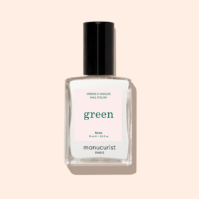 Manucurist Green™ Snow 15 ml – vernis à ongles blanc