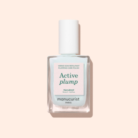 Manucurist Active™ Plump Aqua Glazed 15 ml – vernis soin au collagène