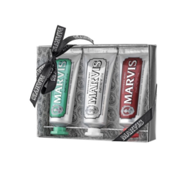 Marvis Kit 3 dentifrices format voyage 25 ml