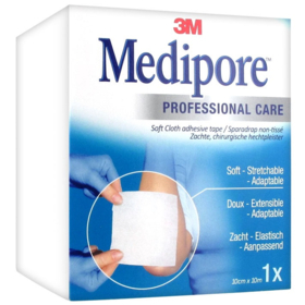 Médipore Sparadrap Non Tissé Multi-Extensible - 10 m x 10 cm