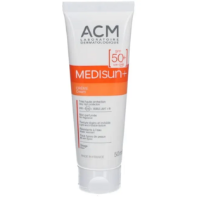ACM Medisun+ Crème Solaire SPF50+ 50 ml — crème solaire visage très haute protection lumière visible infrarouges tous types de peaux