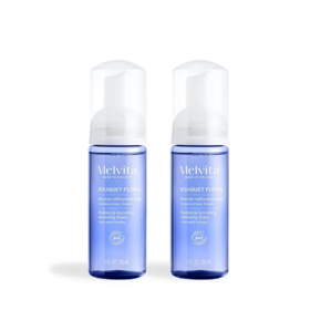 Melvita Bouquet Floral Duo Mousse Nettoyante Éclat Visage 2x150ml peau nette et éclat