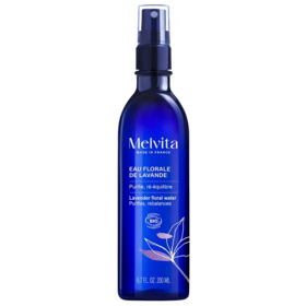 Melvita eau florale de lavande officinale bio 200 ml — lotion tonique purifiante et rééquilibrante