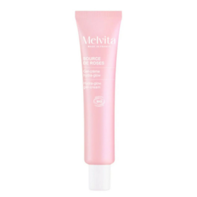 Melvita Source de Roses gel-crème hydra-glow 40 ml — soin hydratant éclat 24h