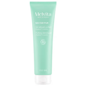 Melvita Nectar Pur gel nettoyant purifiant 150 ml — nettoyant visage bio peaux mixtes