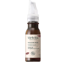 Melvita huile de ricin bio 50 ml — huile végétale fortifiante ongles cils cheveux