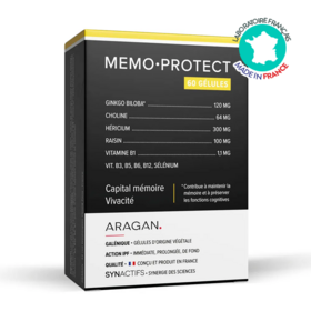 MemoProtect Aragan 60 gélules – Capital mémoire et fonctions cognitives