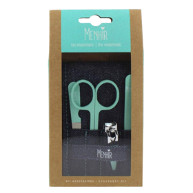 MENHIR - Kit Manucure Les Essentiels - Jean et vert