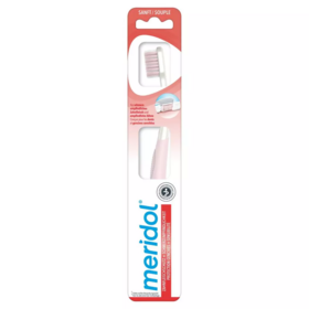 Meridol Soin Complet Brosse à dents souple – Gencives et dents sensibles