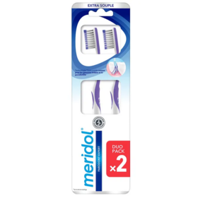 Meridol Parodont Expert brosses à dents extra souple duo 2 pièces – brosse à dents soin gencives