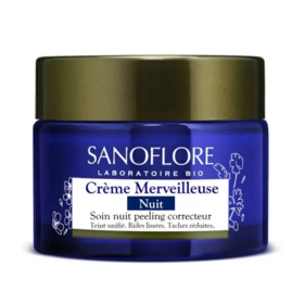 Sanoflore Merveilleuse Crème Nuit Soin Peeling Correcteur Bio 50ml