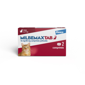 Milbemax Chat >2 kg – Vermifuge chat plus de 2 kg – Comprimés – Boîte de 2 comprimés