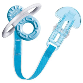 Mini Anneau de Dentition Rafraîchissant avec Attache +2mois Couleur Aléatoire - 1 unité 