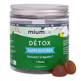 Mium Lab Détox Sans Sucres 42 gummies drainage & bien-être
