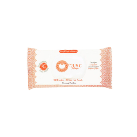 Musc Intime Lingettes intimes Hot Peach x30 hygiène intime parfum pêche musc fraîcheur durable