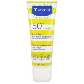 MUSTELA Lait Solaire Très Haute Protection SPF50+ - 40 ml