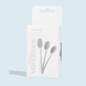 My Variations Pack 3 Têtes de Brosse à dents électrique Blanc