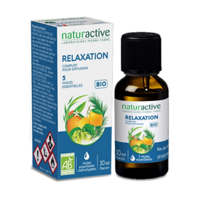 Naturactive Complex Relaxation huiles essentielles bio 30 ml – huile essentielle diffusion relaxation