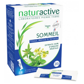 Naturactive Sommeil 20 sticks fluides – complément sommeil et détente