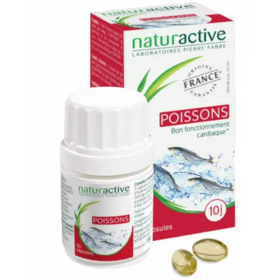 Naturactive Huile de poissons 30 capsules – complément oméga-3 soutien cardiaque