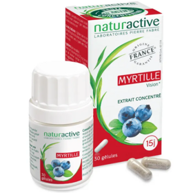 Naturactive Myrtille 30 gélules – complément vision et acuité visuelle