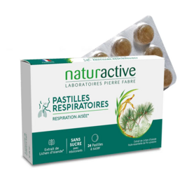 Naturactive Pastilles Respiratoires 24 pastilles à sucer – complément alimentaire bien-être respiratoire