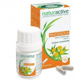 Naturactive Rhodiole bio 30 gélules – complément adaptogène bien-être mental