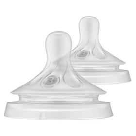 NATURAL RESPONSE - Tétine 1 mois+ - T3 - Lot de 2 Tétines