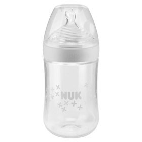 NATURE SENSE - Biberon 0-6 mois Blanc Taille M - 260 ml