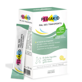 Pediakid Mal des transports 10 sticks Nausées Enfants - Goût Citron