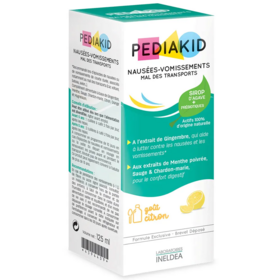 Pediakid  Sirop Mal des transports 125 ml Nausées-Vomissements Mal des transports enfants