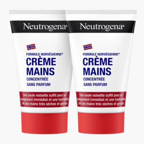 Neutrogena Crème Mains Hydratante Concentrée Peaux Très Sèches 2 × 50 ml
