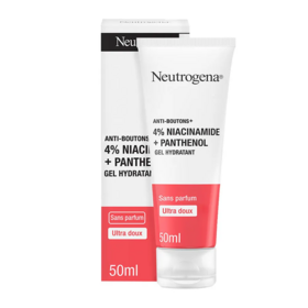 Neutrogena Anti-Bouton + Gel Hydratant 50 ml 4% - Niacinamide et Panthénol