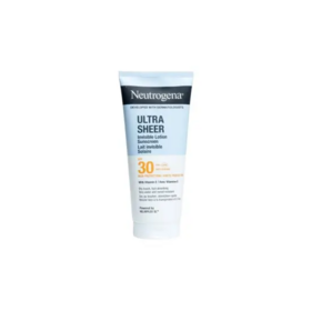 Neutrogena Ultra Sheer lait solaire invisible SPF30 200 ml – protection solaire légère visage et corps tous types de peaux