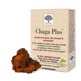 New Nordic Chaga Plus Beauté de la peau des cheveux et antioxydant 30 comprimés