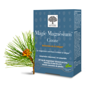 New Noric Magic Magnésium Citrate 60 comprimés - Réduction de la fatigue