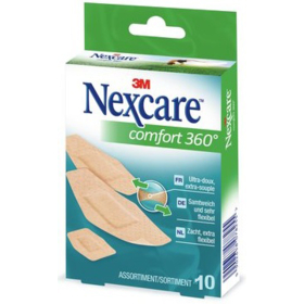 NEXCARE - Comfort 360° - Pansements Protection - 10 pansements
