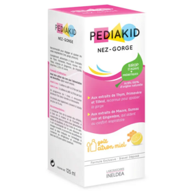 Pediakid Nez-Gorge Sirop enfant 125 ml - Dégage les voies respiratoires