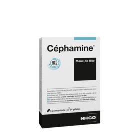 NHCO Céphamine Maux de tête et Douleurs cérébrales 14 gélules + 14 comprimés