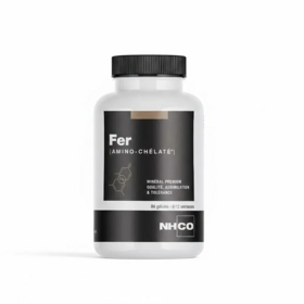 NHCO Nutrition Fer Amino-Chélaté 14 mg 84 gélules – Fer bisglycinate haute assimilation pour réduire la fatigue