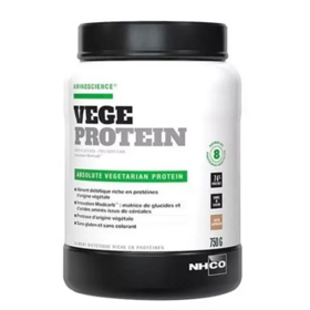 Nhco Vege Protein saveur vanille 750 g – Protéine végétale, musculation, récupération & tonus